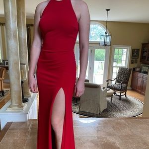 Red prom dress